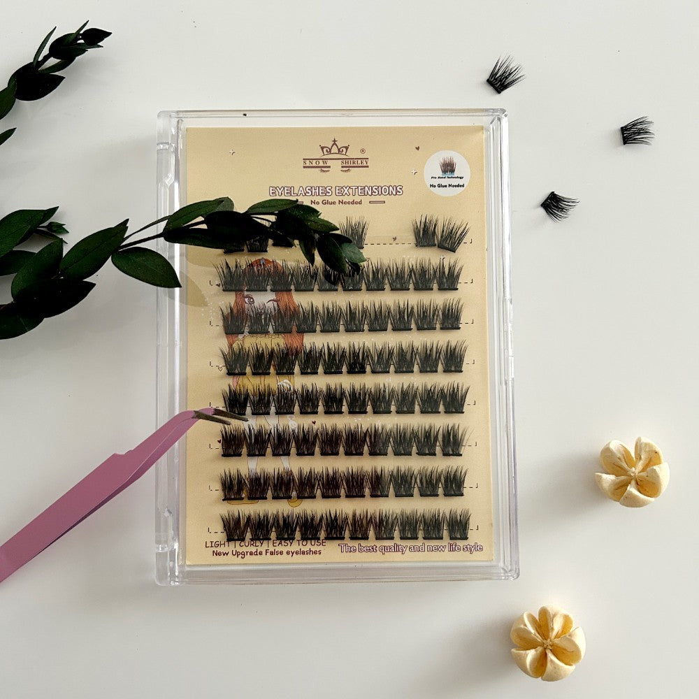 Self-Adhesive Lash Clusters + Tweezer