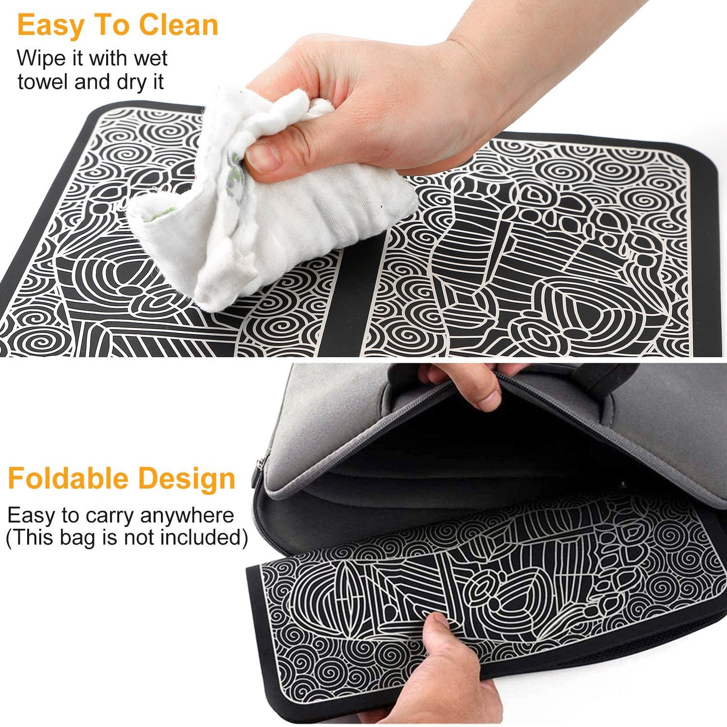 Electric EMS Foot Massager Pad