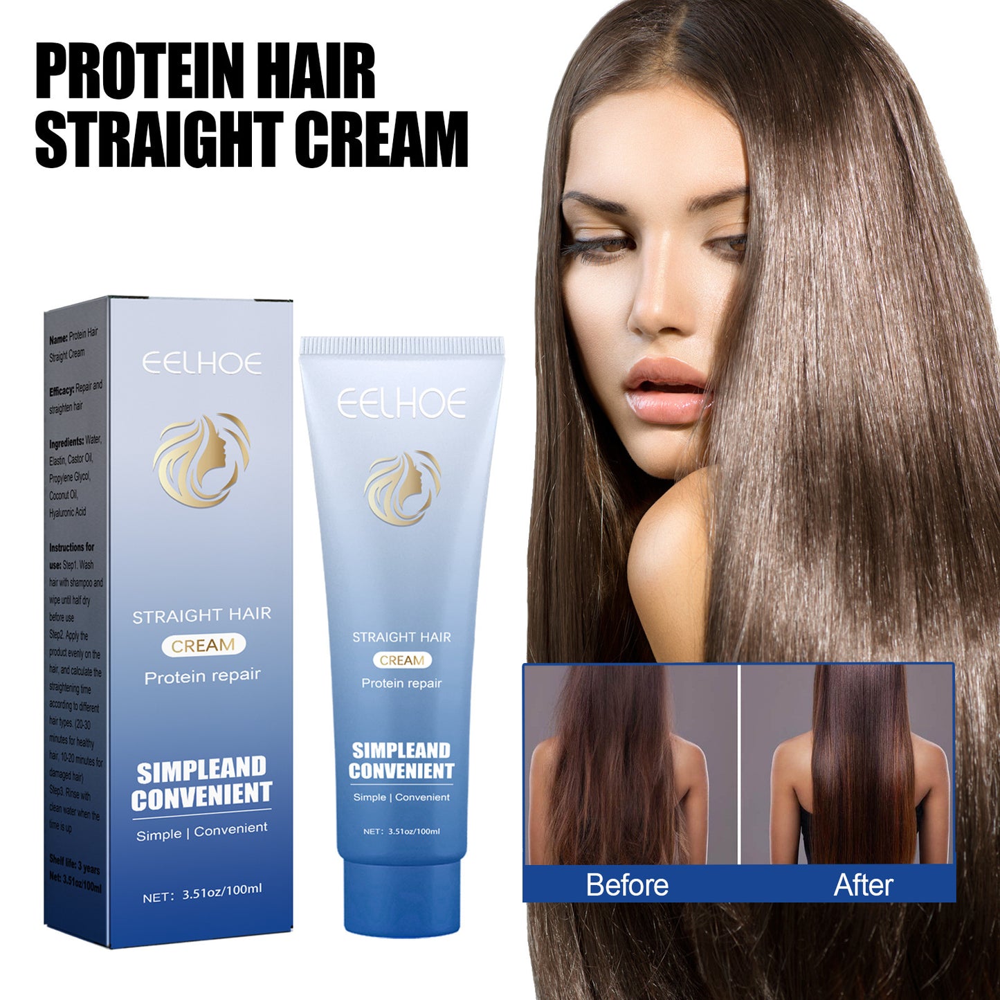 Hair Straightening Cream