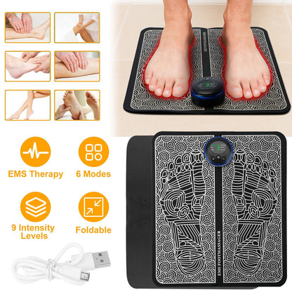 Electric EMS Foot Massager Pad