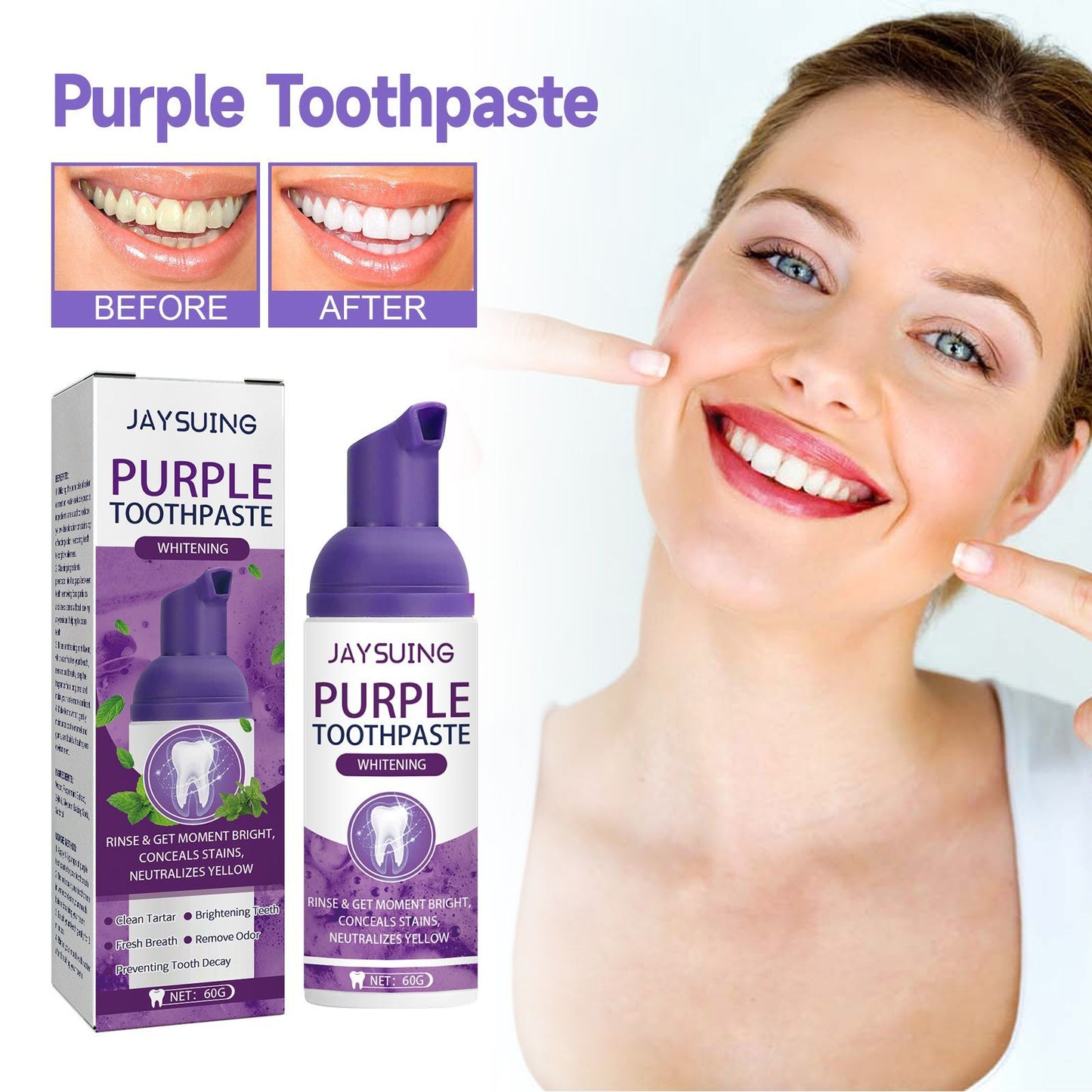 Purple Whitening Toothpaste