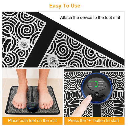 Electric EMS Foot Massager Pad
