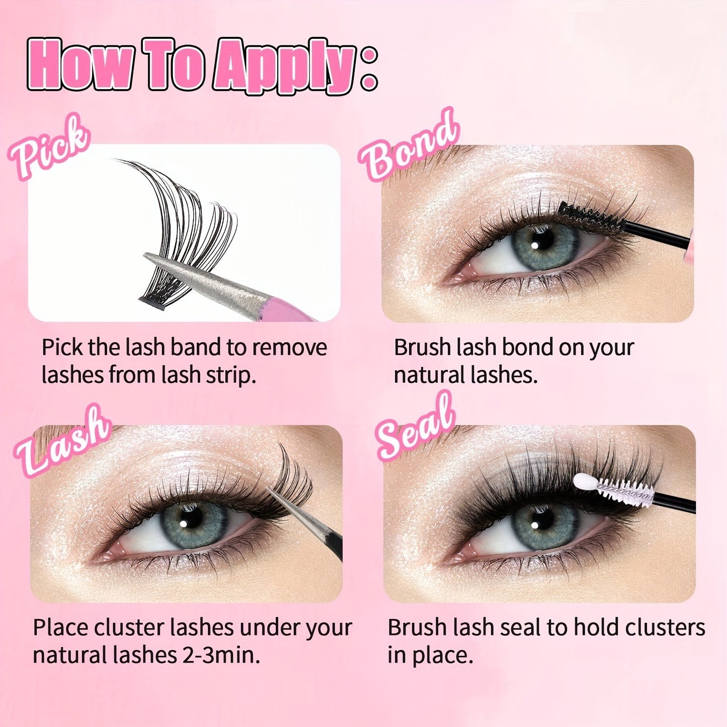 DIY Volume Lash Cluster Set