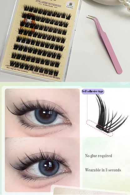 Self-Adhesive Lash Clusters  + Tweezer