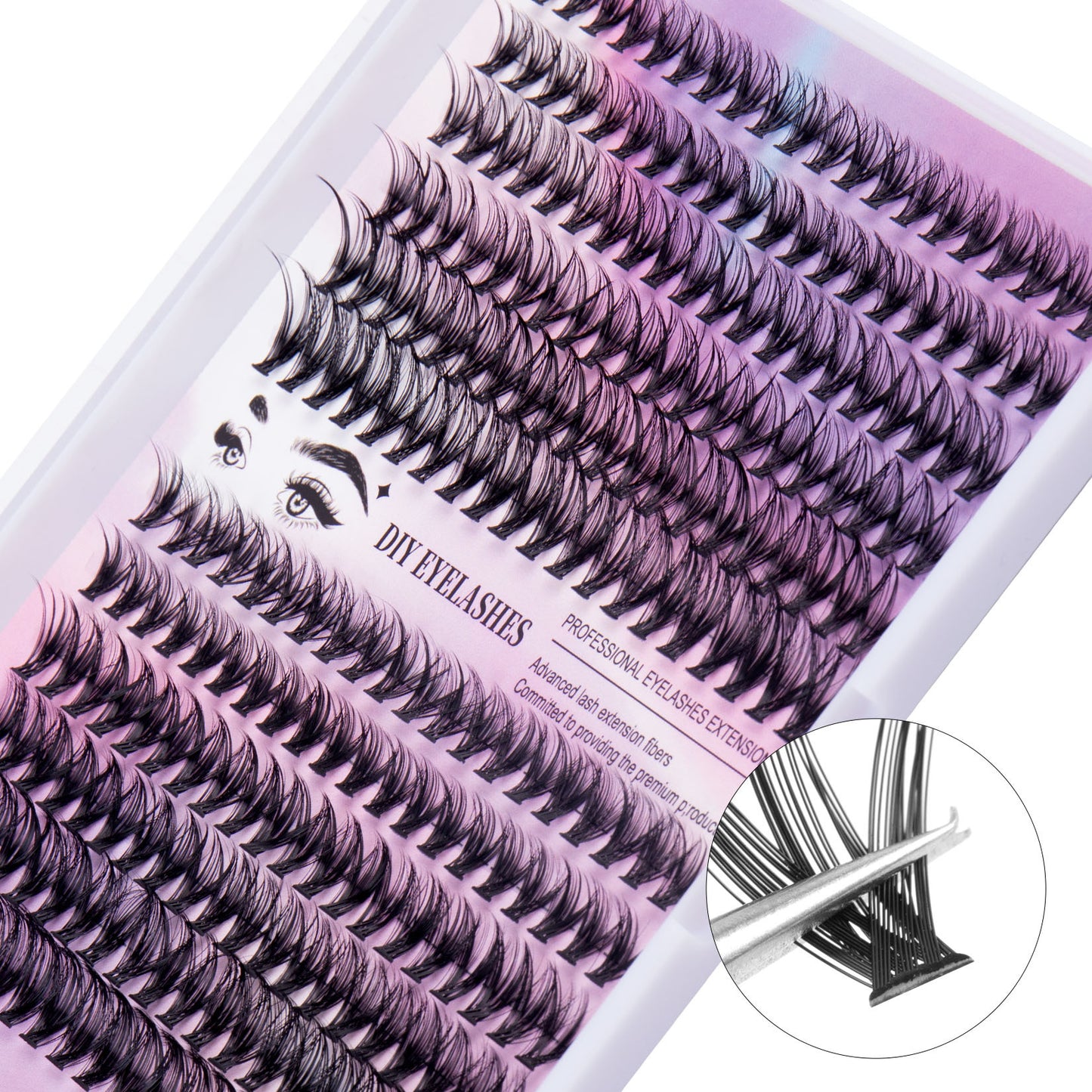 DIY Volume Lash Cluster Set